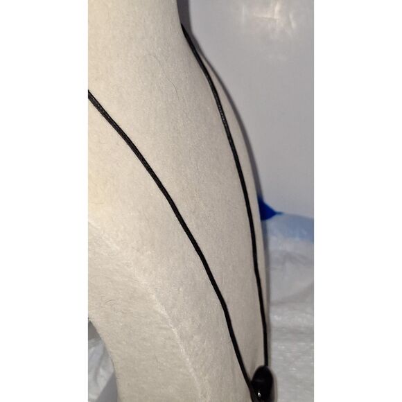 Amethyst Colored Heart Stone Pendant Necklace Bohemian Romantic Hand Crafted - Picture 8 of 10